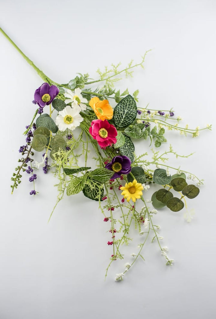 Daisy poppy mixed spray - Greenery Market63501SP28