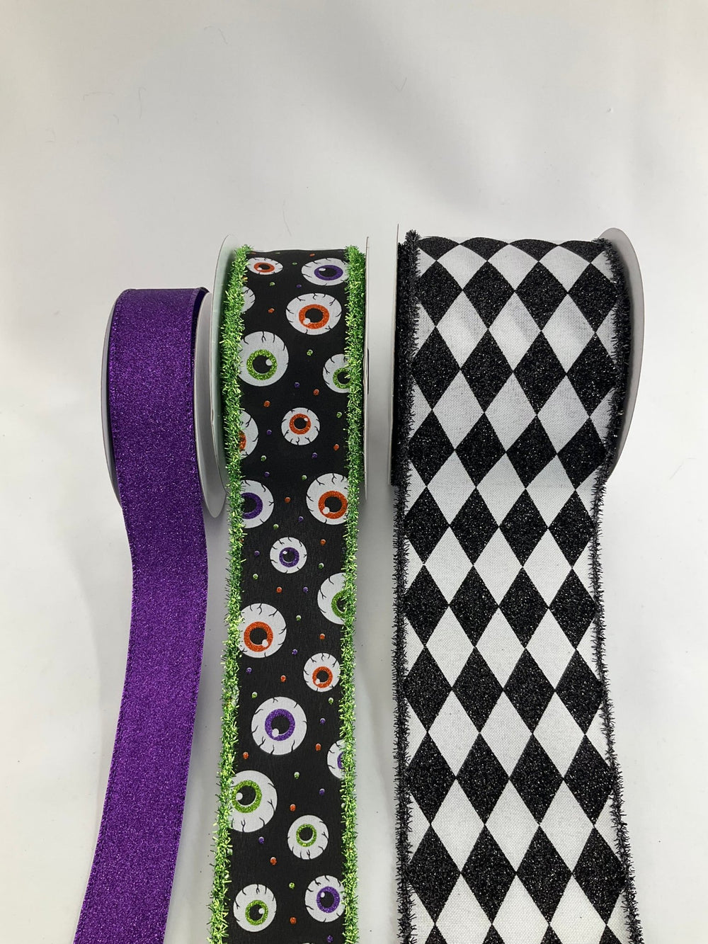 DIY bow bundle - eyeballs Halloween x 3 ribbons - Greenery MarketRibbons & TrimEyesWIDEx3