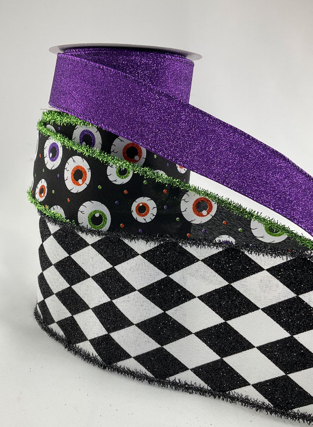 DIY bow bundle - eyeballs Halloween x 3 ribbons - Greenery MarketRibbons & TrimHalloweenx3