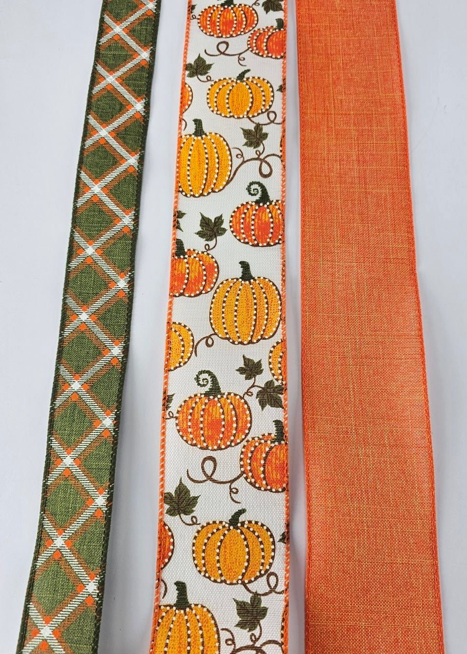 DIY bow making bundle - dot pumpkins - Greenery MarketRibbons & Trim