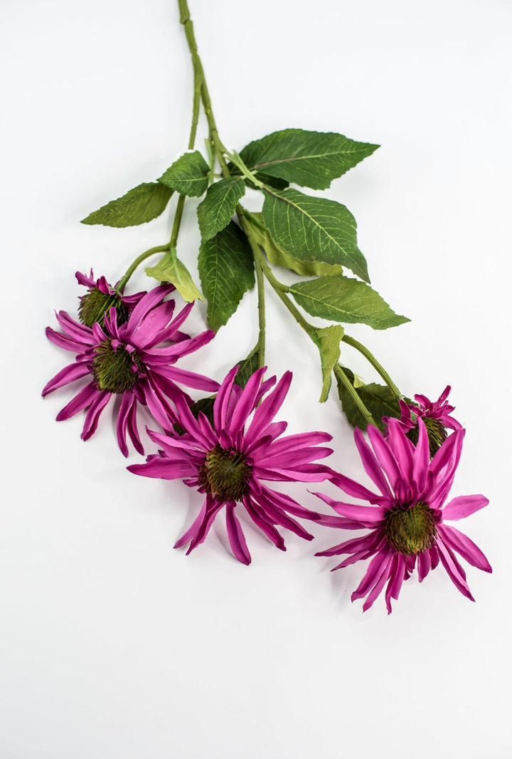 Echinacea flower spray - pink purple - Greenery Marketartificial flowersMTF24100 PURP