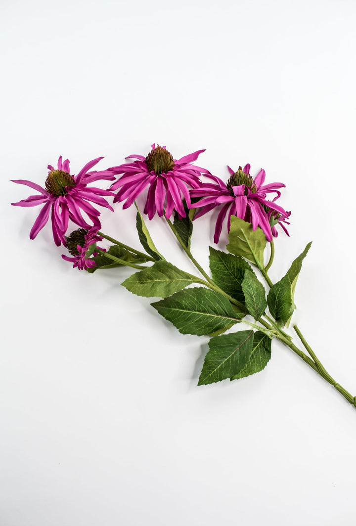 Echinacea flower spray - pink purple - Greenery Marketartificial flowersMTF24100 PURP