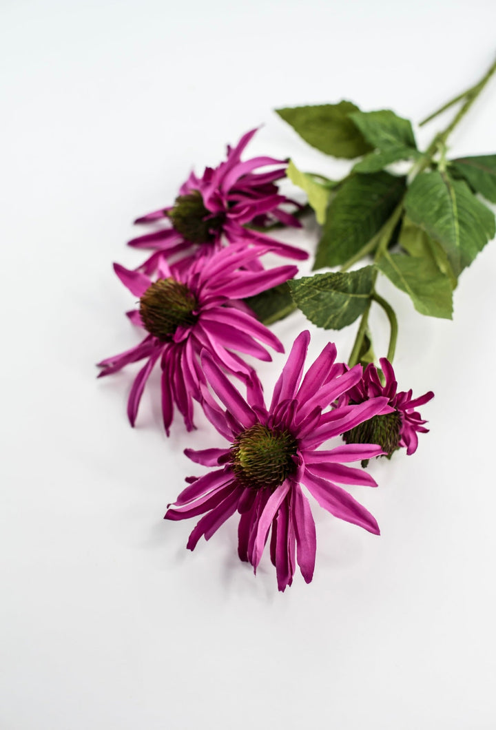 Echinacea flower spray - pink purple - Greenery Marketartificial flowersMTF24100 PURP