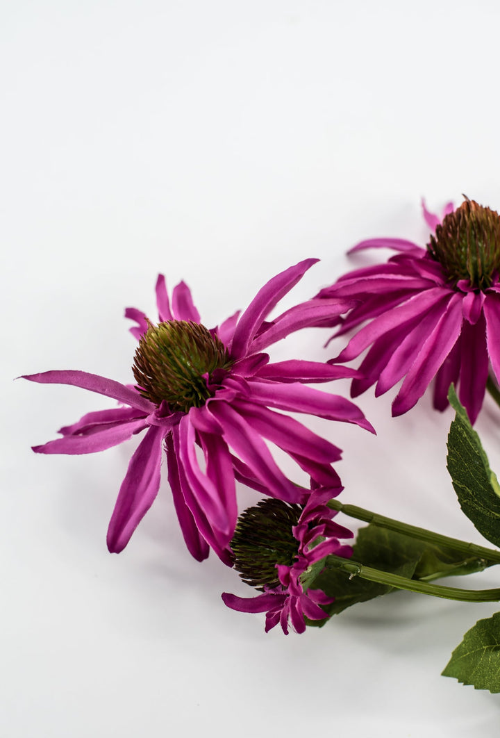 Echinacea flower spray - pink purple - Greenery Marketartificial flowersMTF24100 PURP