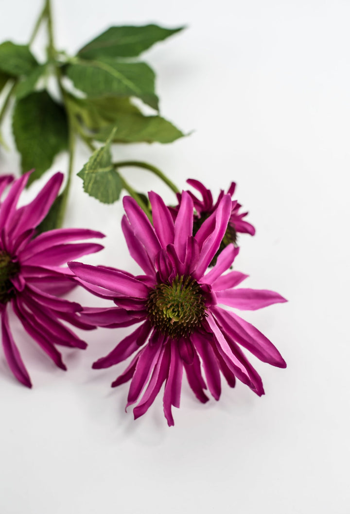 Echinacea flower spray - pink purple - Greenery Marketartificial flowersMTF24100 PURP