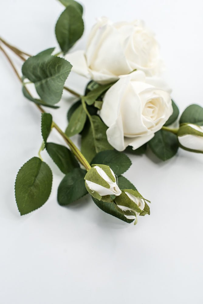 Estate, real touch spray rose - off white - Greenery MarketMTF24645 CRM