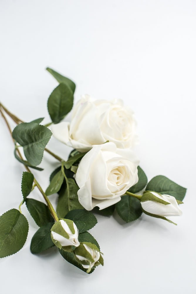 Estate, real touch spray rose - off white - Greenery MarketMTF24645 CRM