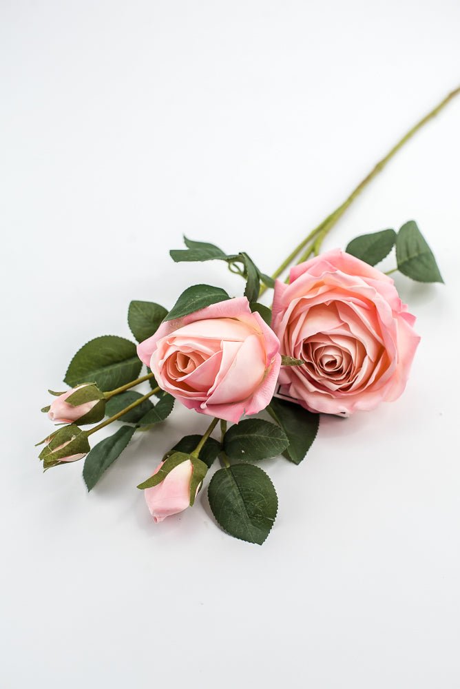 Estate, real touch spray rose - salmon - Greenery MarketMTF24645 SALM