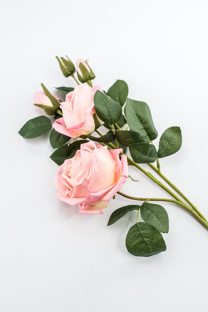 Estate, real touch spray rose - salmon - Greenery MarketMTF24645 SALM