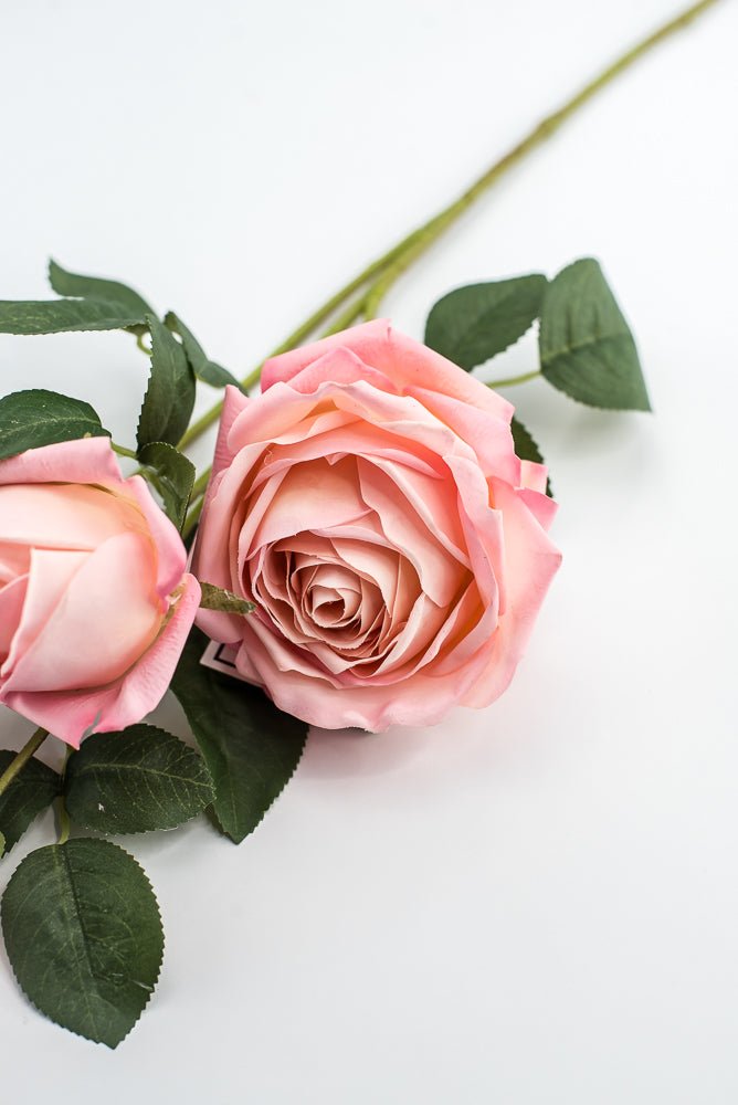 Estate, real touch spray rose - salmon - Greenery MarketMTF24645 SALM