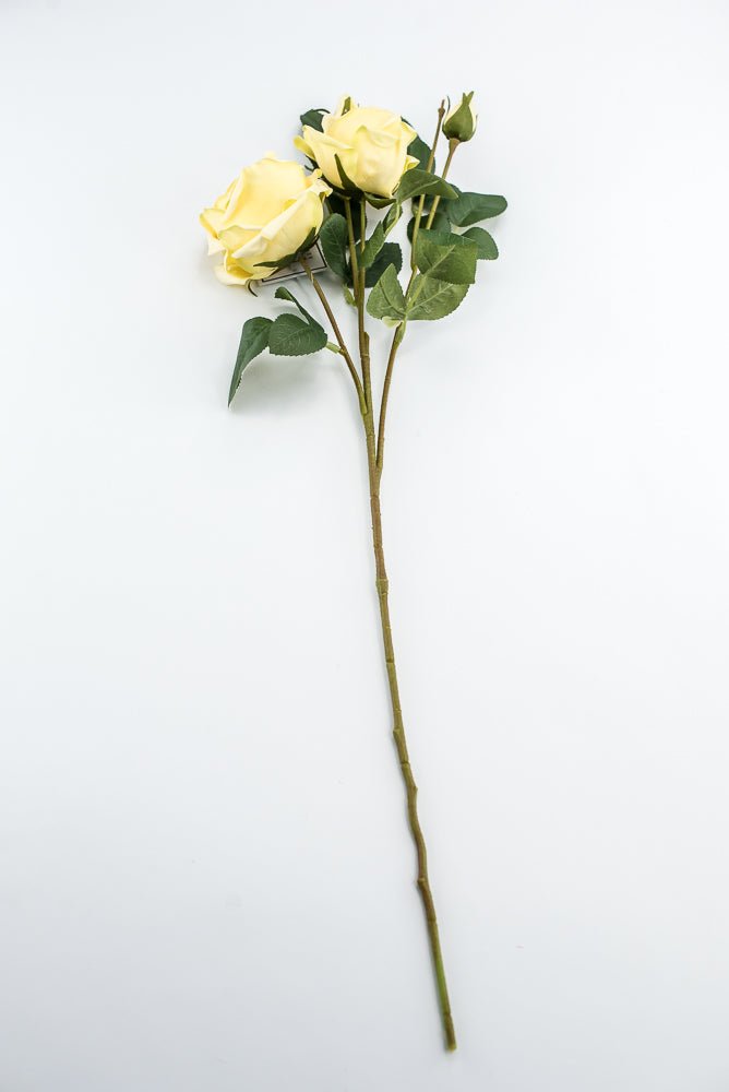 Estate, real touch spray rose - yellow - Greenery MarketMTF24645 YELL