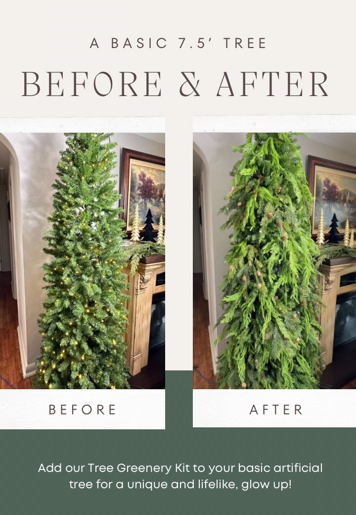 Ever - green tree greenery box - discounted bulk - Greenery MarketTRYMEx16