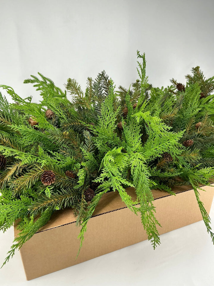 Ever - green tree greenery box - discounted bulk - Greenery MarketTRYMEx16