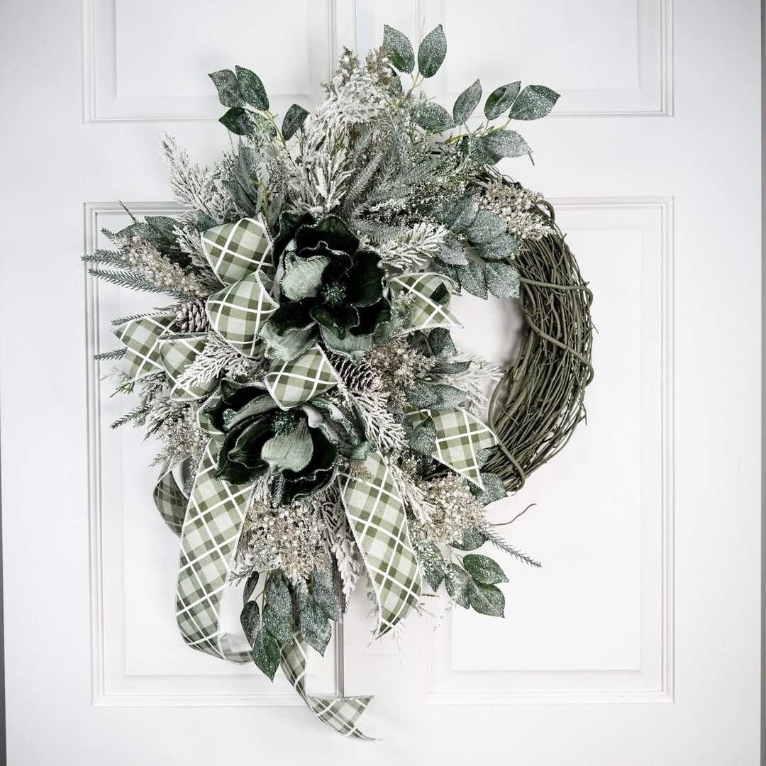 Everbloom Grapevine Magnolia Wreath Kit - Greenery MarketRedMagGrapevine