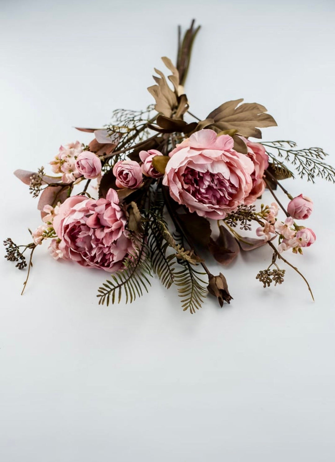 Fall Pink peony and filler bundle - pink - Greenery MarketArtificial Flora26395