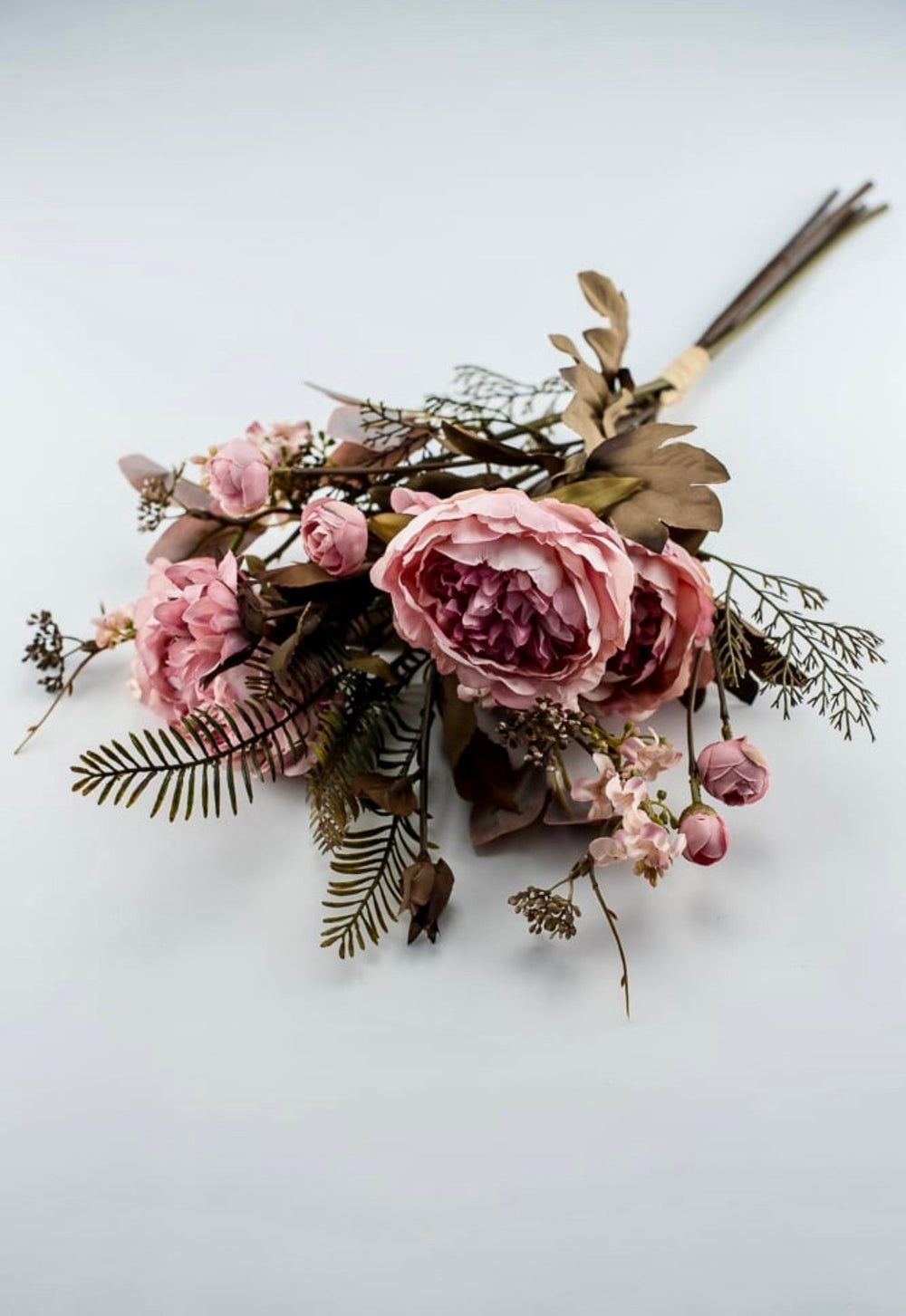 Fall Pink peony and filler bundle - pink - Greenery MarketArtificial Flora26395