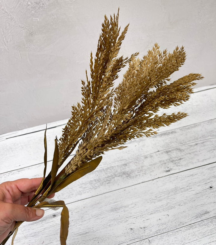 Fall Rice grass x 3 pc bundle - golden brown - Greenery MarketArtificial Flora26141