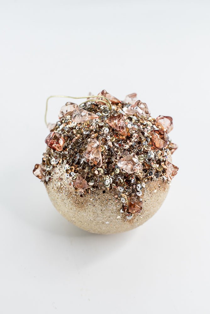 Farrisilk Cappuccino & Ivory Sugar Crystal Ball - 24" - Greenery MarketCF079-29