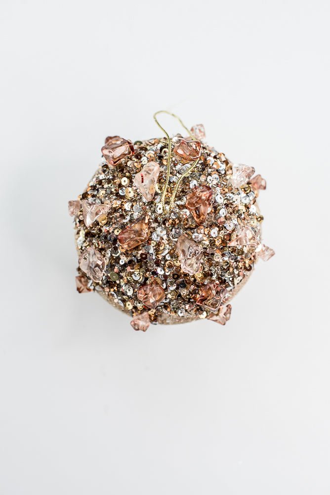 Farrisilk Cappuccino & Ivory Sugar Crystal Ball - 24" - Greenery MarketCF079-29