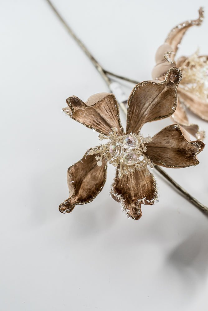 Farrisilk Cappuccino Mystic Magnolia Spray - 26" - Greenery MarketCF108-29