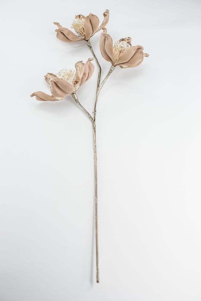 Farrisilk Cappuccino Mystic Magnolia Spray - 26" - Greenery MarketCF108-29