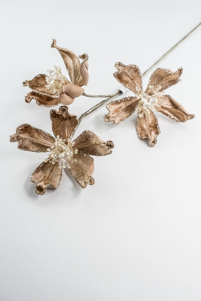 Farrisilk Cappuccino Mystic Magnolia Spray - 26" - Greenery MarketCF108-29