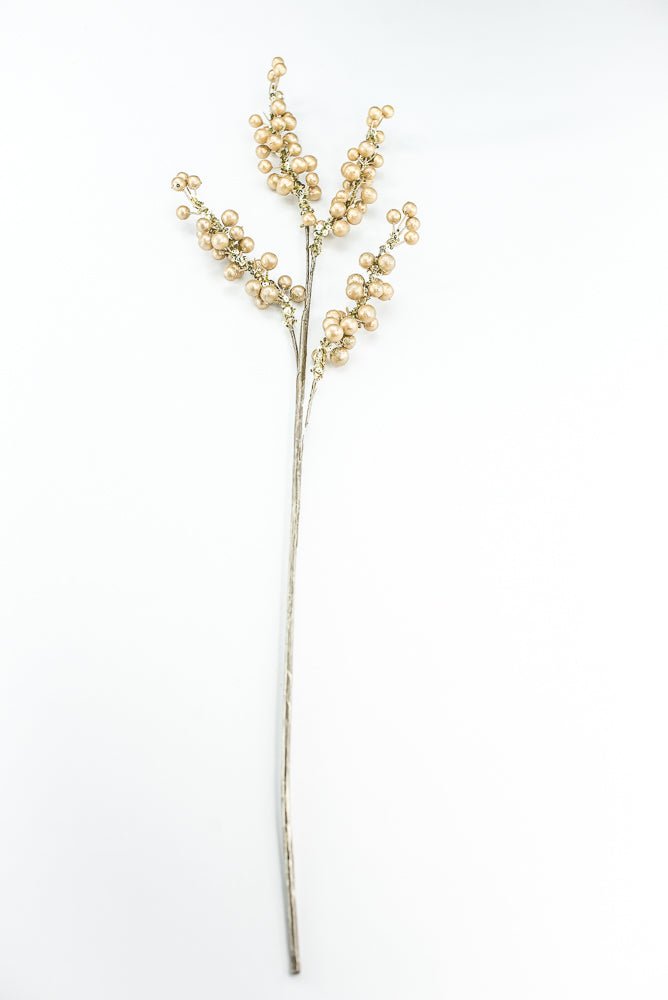 Farrisilk Gold Pearl Spray - 30" - Greenery MarketCF001-50