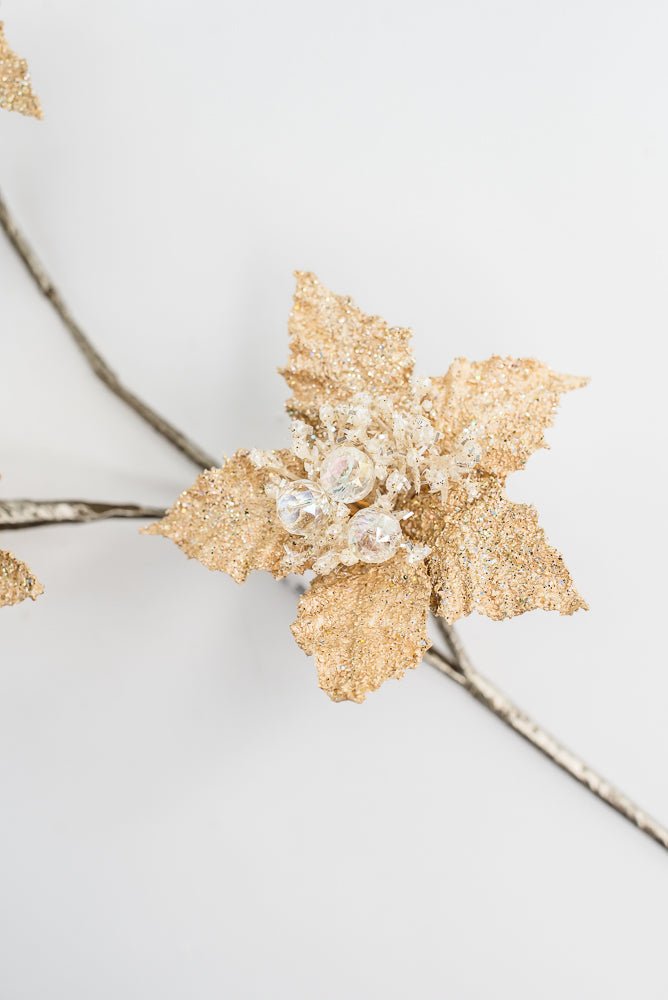 Farrisilk Gold Star Flower Spray - 28" - Greenery MarketCF122-50