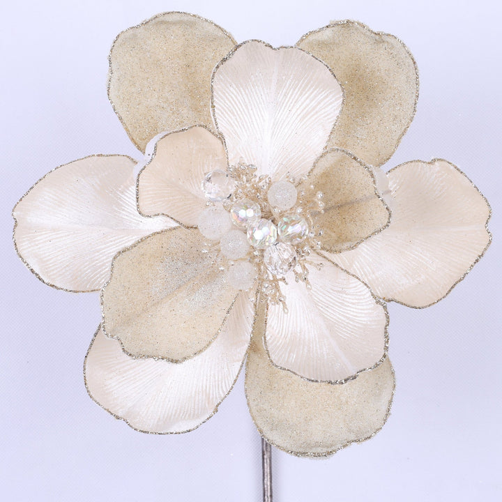 Farrisilk Ivory Grand Magnolia Stem - 10" - Greenery MarketCF059 - 62