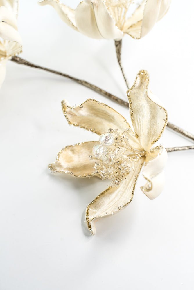 Farrisilk Ivory Mystic Magnolia Spray - 26" - Greenery MarketCF108-62