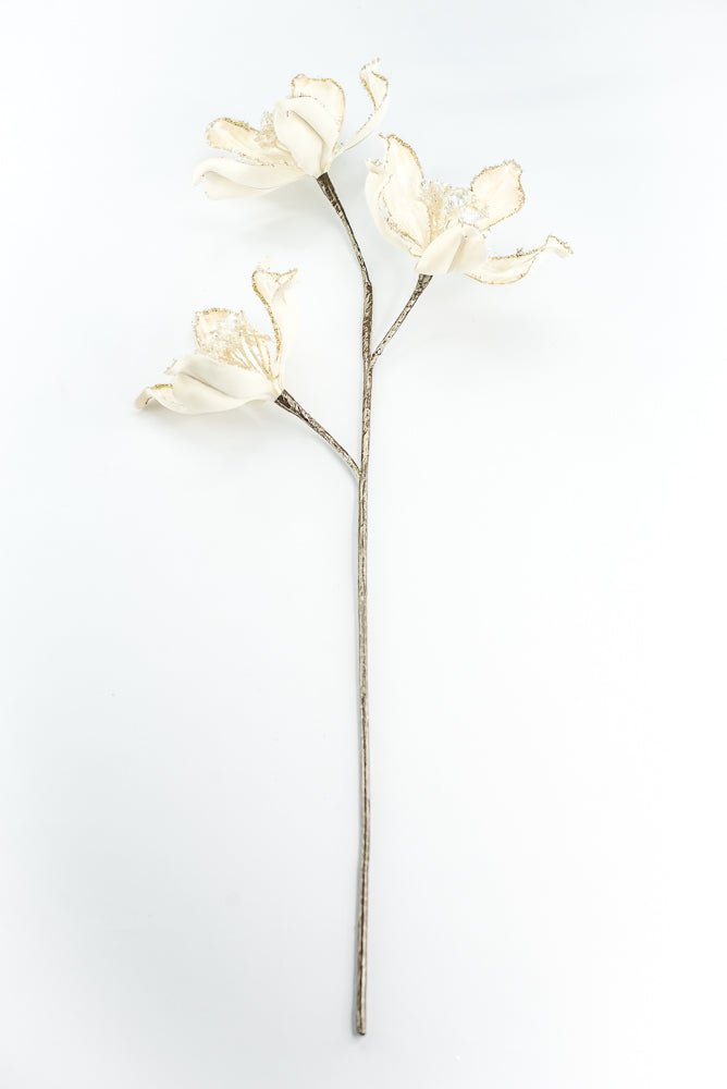 Farrisilk Ivory Mystic Magnolia Spray - 26" - Greenery MarketCF108-62