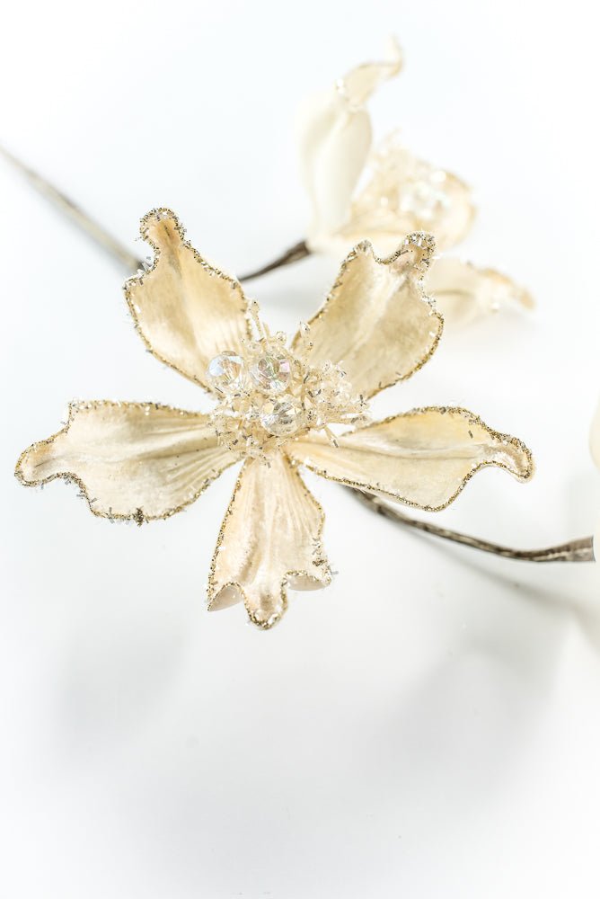 Farrisilk Ivory Mystic Magnolia Spray - 26" - Greenery MarketCF108-62