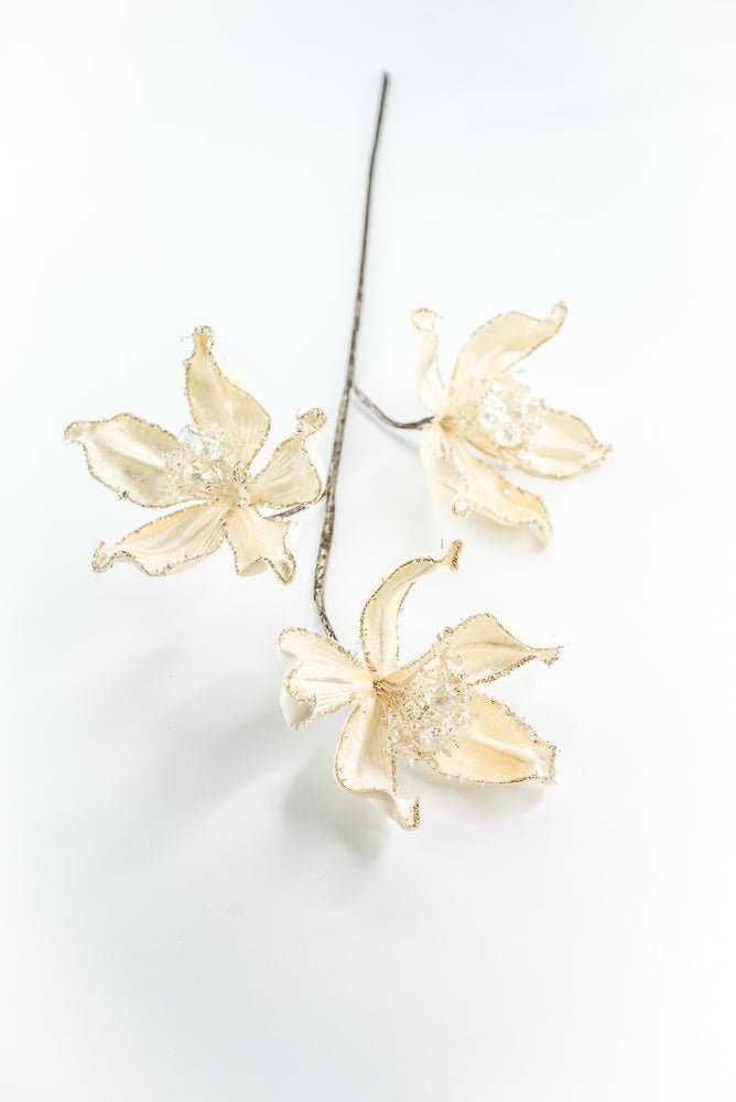 Farrisilk Ivory Mystic Magnolia Spray - 26" - Greenery MarketCF108-62