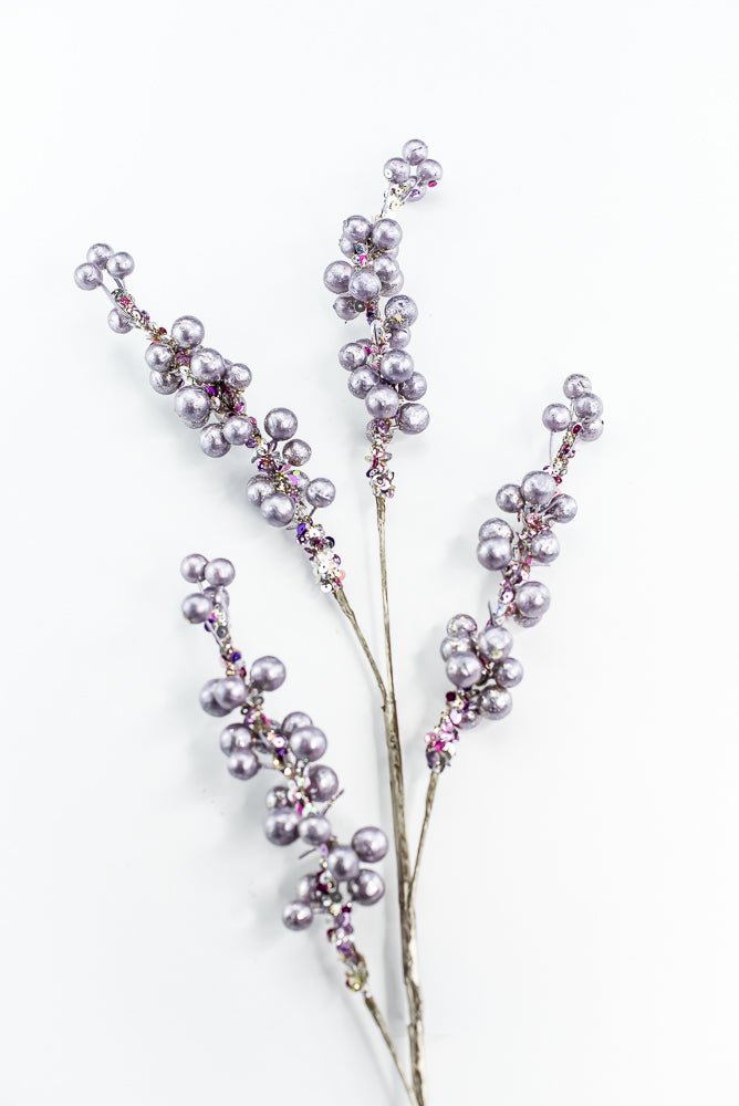 Farrisilk Lavender Pearl Spray - 30" - Greenery MarketCF001-70