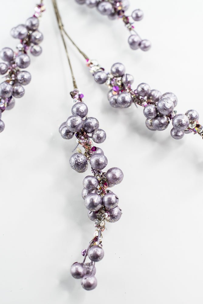 Farrisilk Lavender Pearl Spray - 30" - Greenery MarketCF001-70