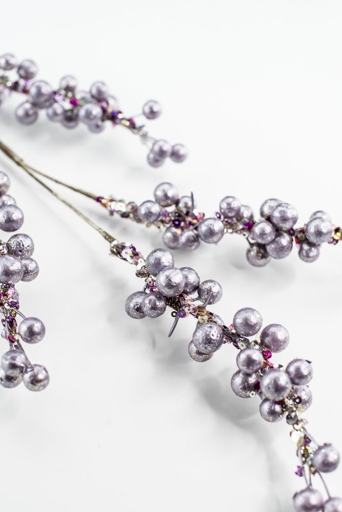 Farrisilk Lavender Pearl Spray - 30" - Greenery MarketCF001-70