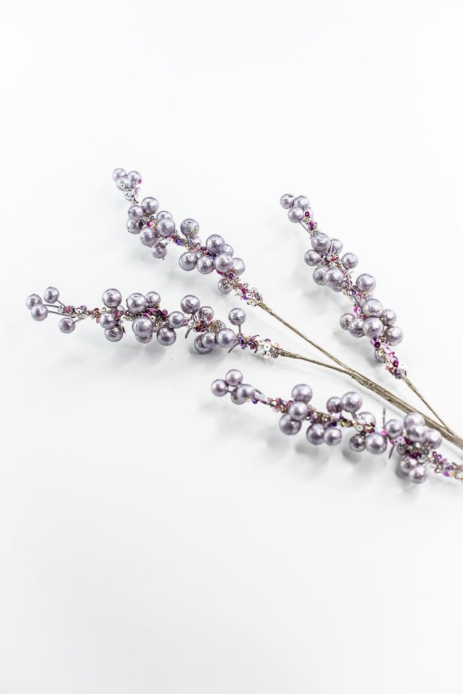 Farrisilk Lavender Pearl Spray - 30" - Greenery MarketCF001-70