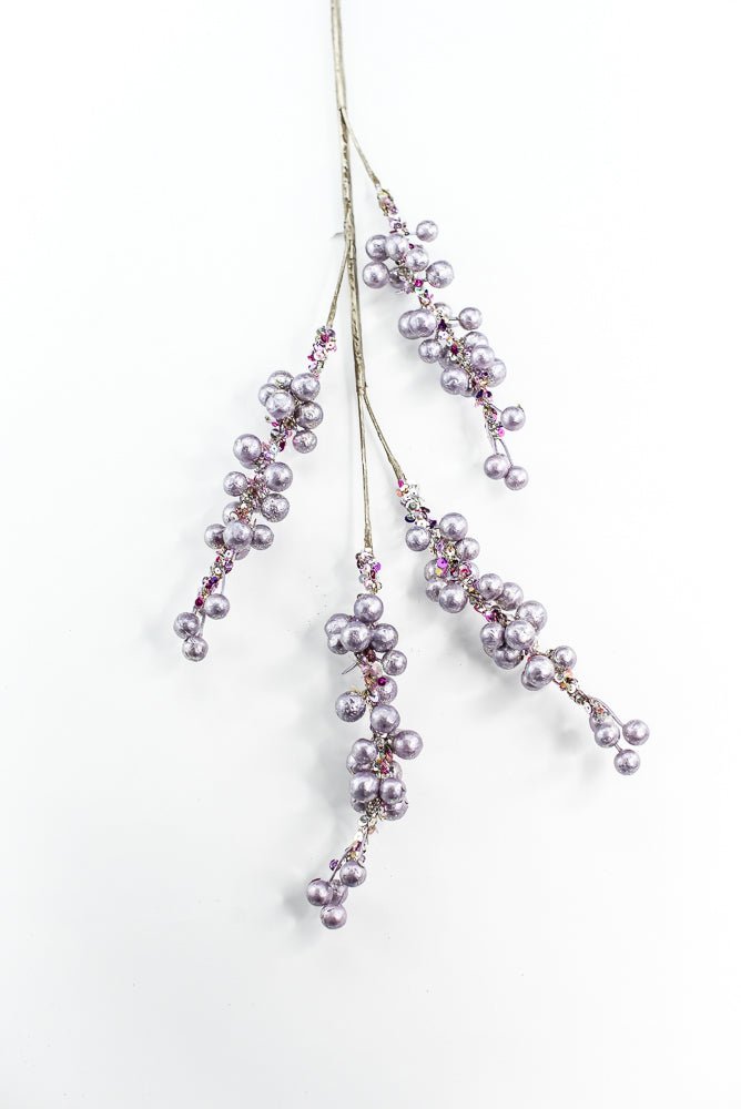 Farrisilk Lavender Pearl Spray - 30" - Greenery MarketCF001-70