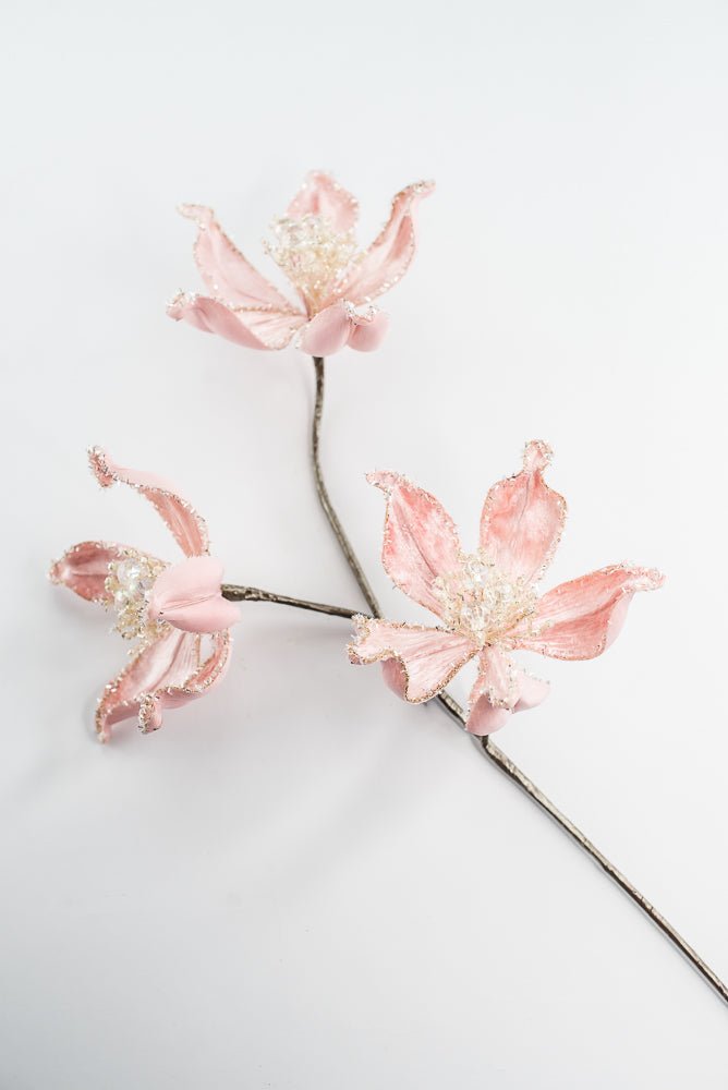 Farrisilk Light Pink Mystic Magnolia Spray - 26" - Greenery MarketCF108-14