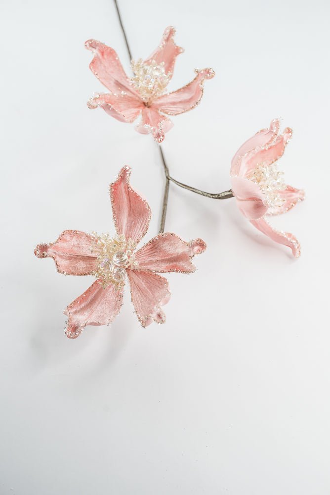 Farrisilk Light Pink Mystic Magnolia Spray - 26" - Greenery MarketCF108-14