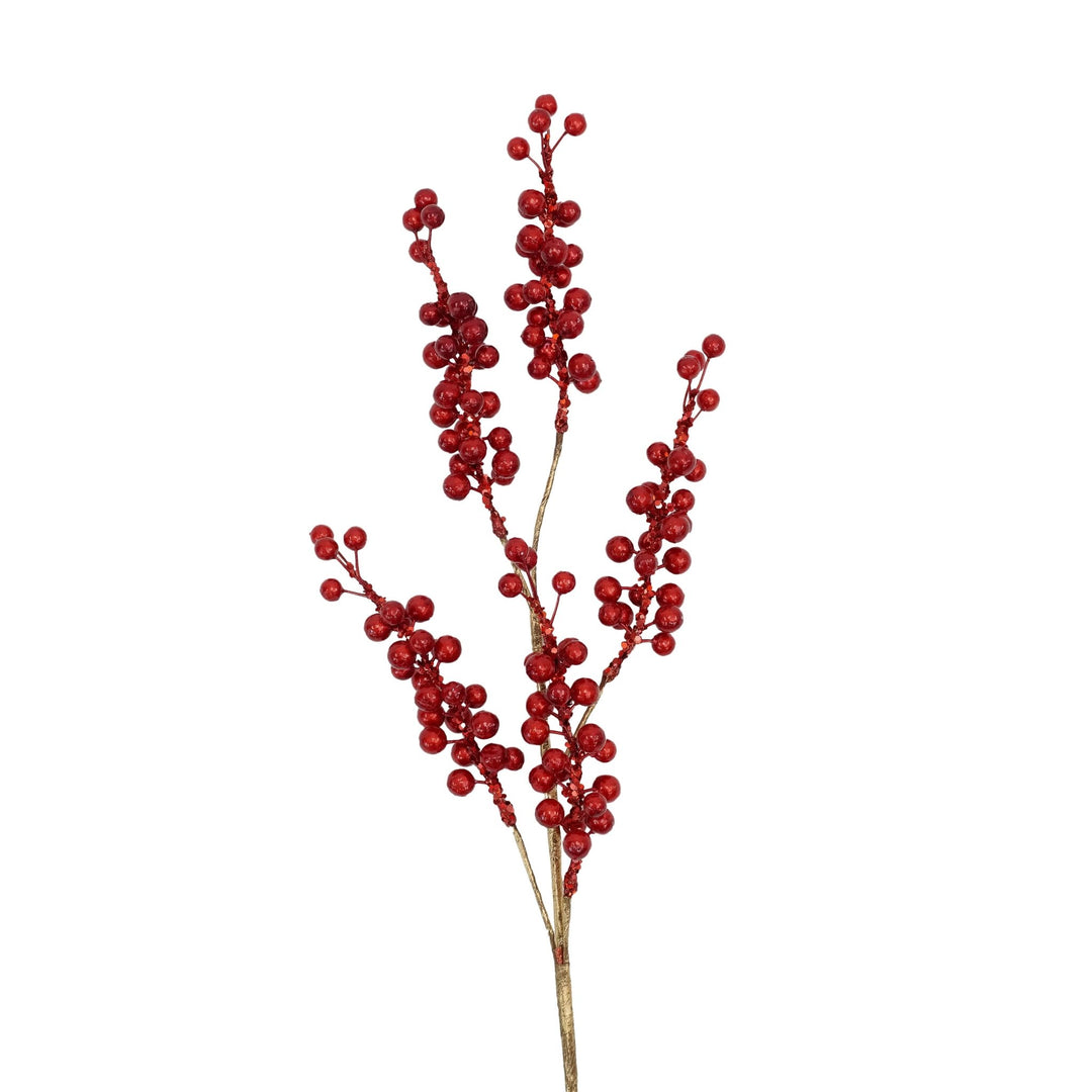 Farrisilk Red Pearl Spray - 30" - Greenery MarketCF001 - 02