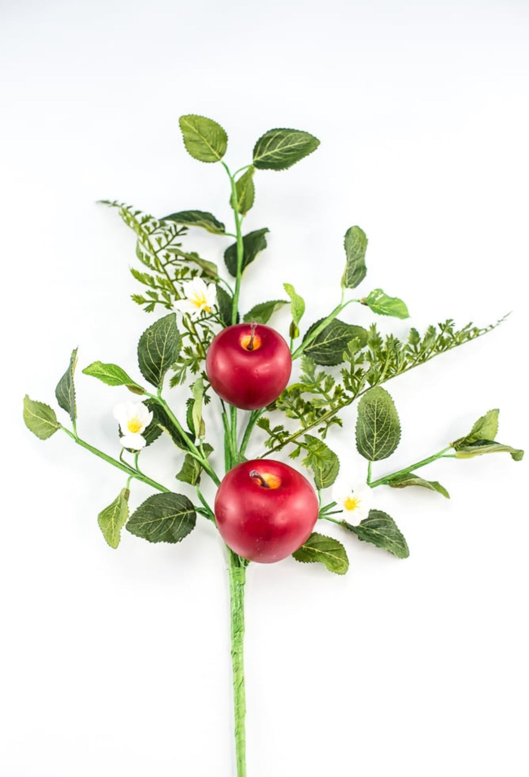 Faux Apples fruit spray with mixed greenery - Greenery MarketEC8263