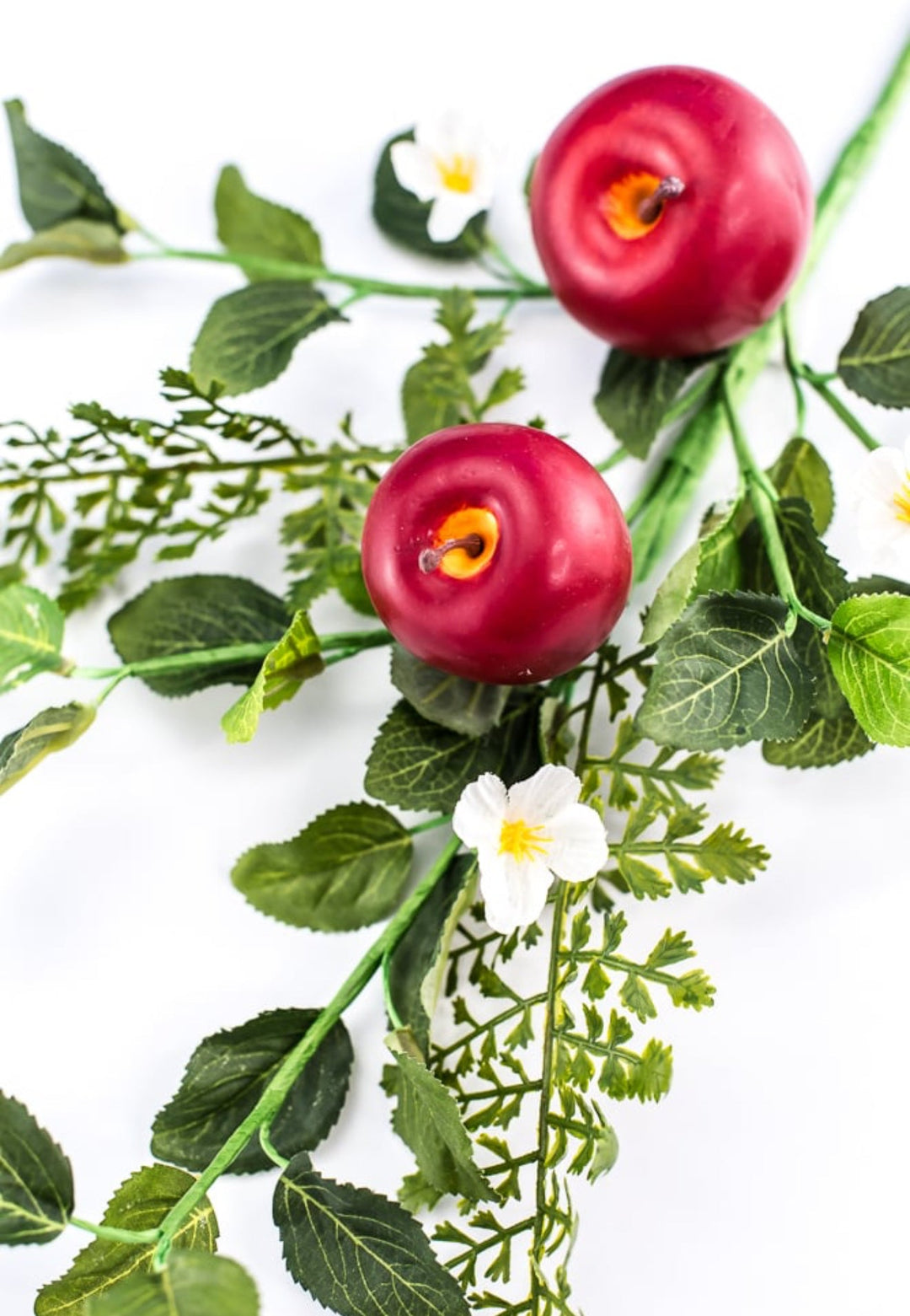 Faux Apples fruit spray with mixed greenery - Greenery MarketEC8263