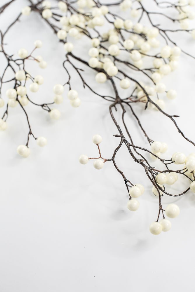 Faux Creamy Currant Berry Spray - Greenery MarketXB559 - C