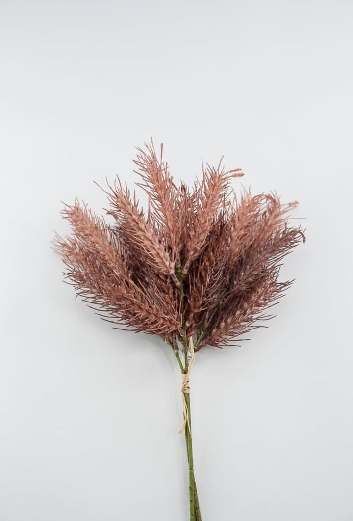 Faux dried wheat bundle - soft wine - Greenery MarketArtificial Flora26449