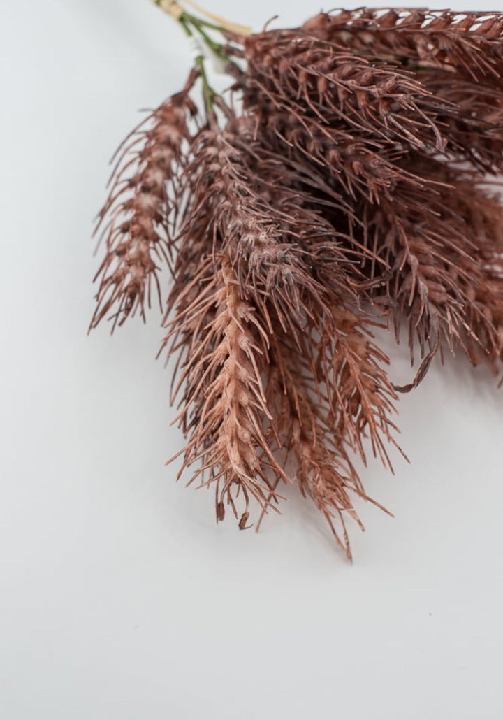 Faux dried wheat bundle - soft wine - Greenery MarketArtificial Flora26449