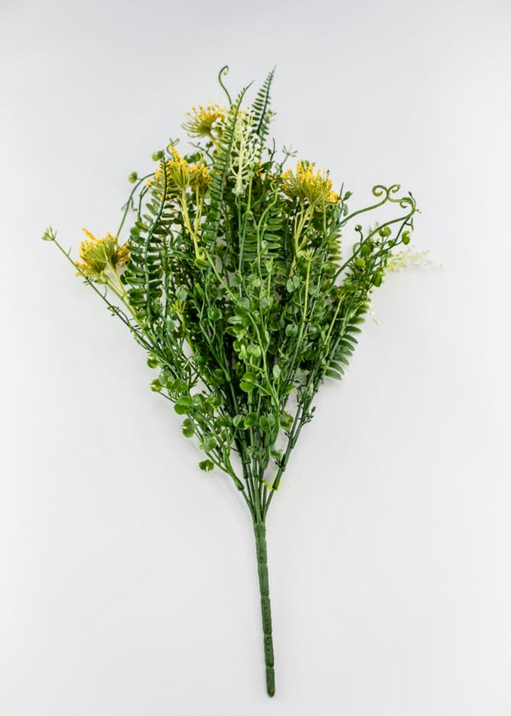 Fern and yellow filler greenery bush - Greenery Marketspring summer greenery13589yw