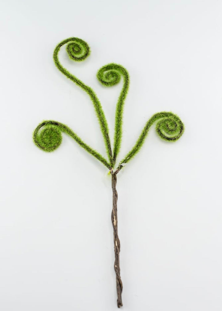 Fern fronds pick with moss - wired - Greenery Marketgreenery29448gn