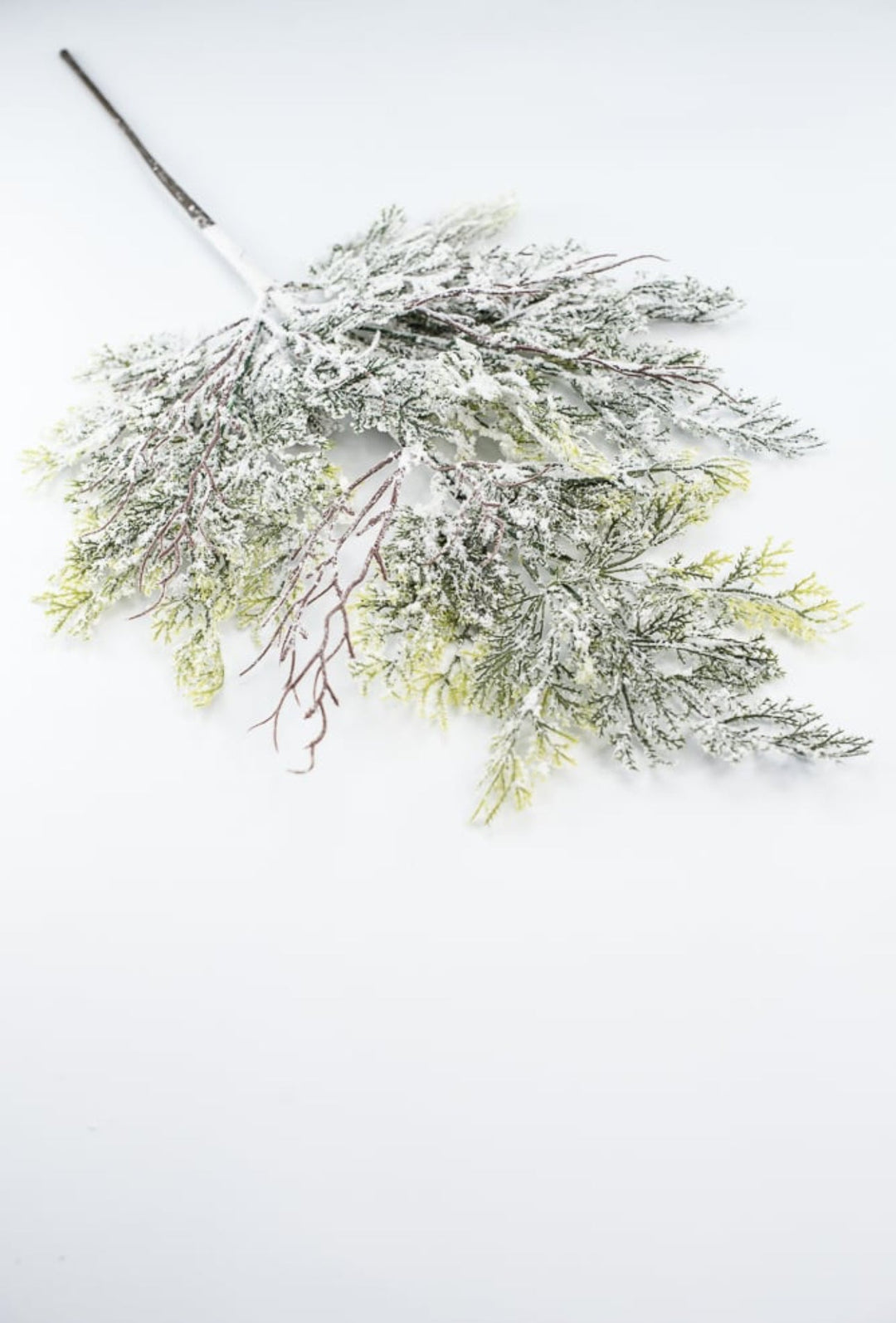 Flocked Cedar Spray - Greenery MarketWreath attachments86016SNOW
