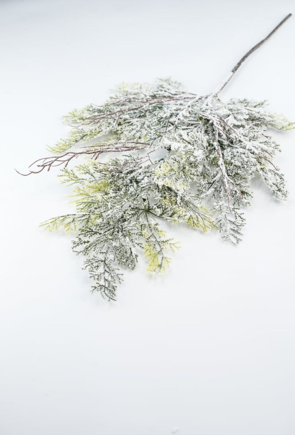 Flocked Cedar Spray - Greenery MarketWreath attachments86016SNOW